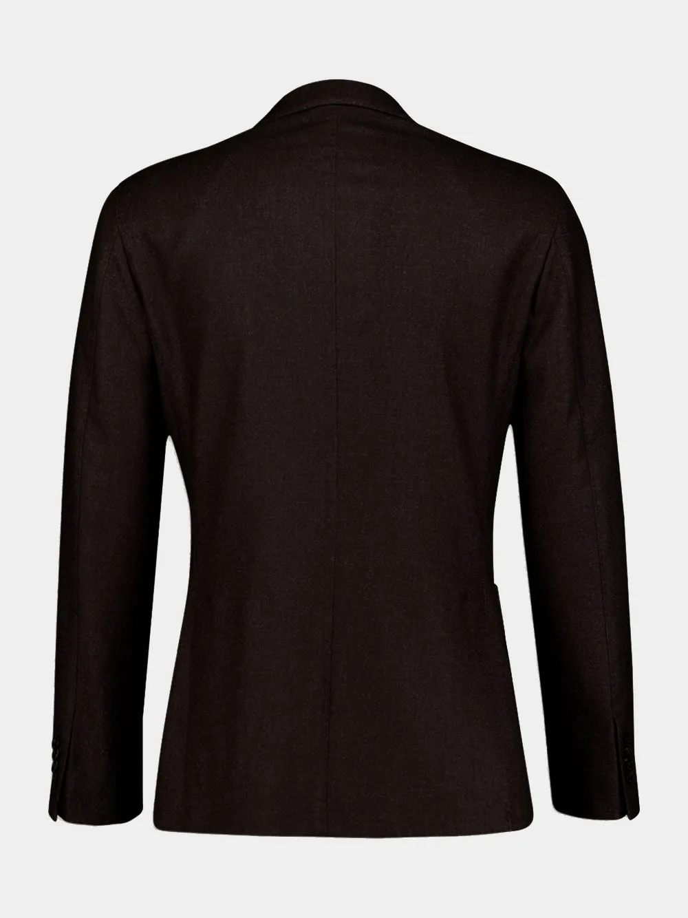 Single-Breasted Wool-Blend Blazer