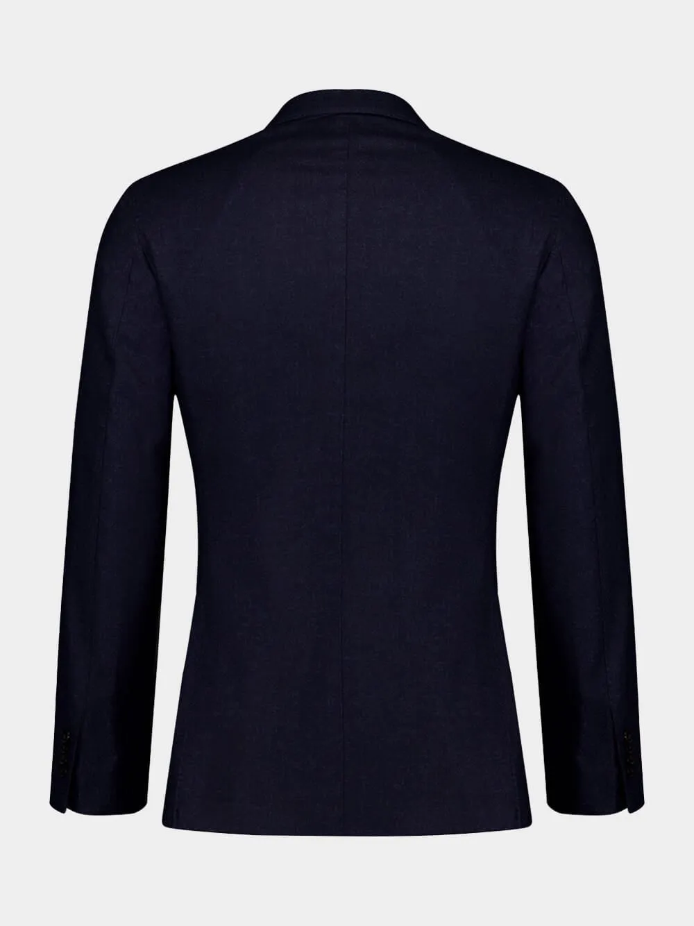 Single-Breasted Wool-Blend Blazer