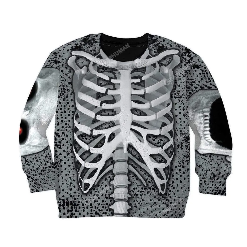 Skeleton Kid Hoodie Apparel