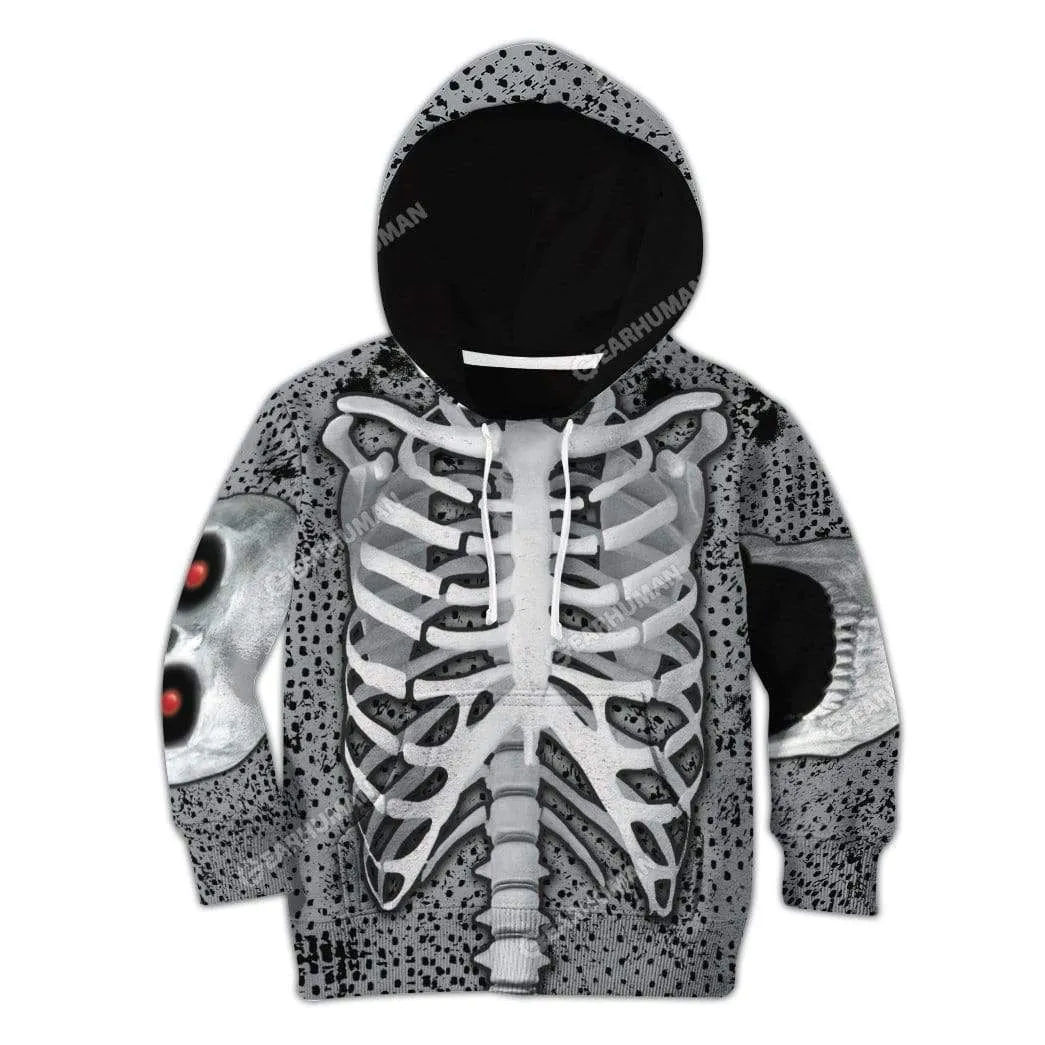 Skeleton Kid Hoodie Apparel