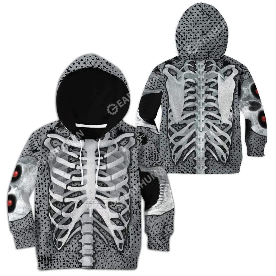 Skeleton Kid Hoodie Apparel