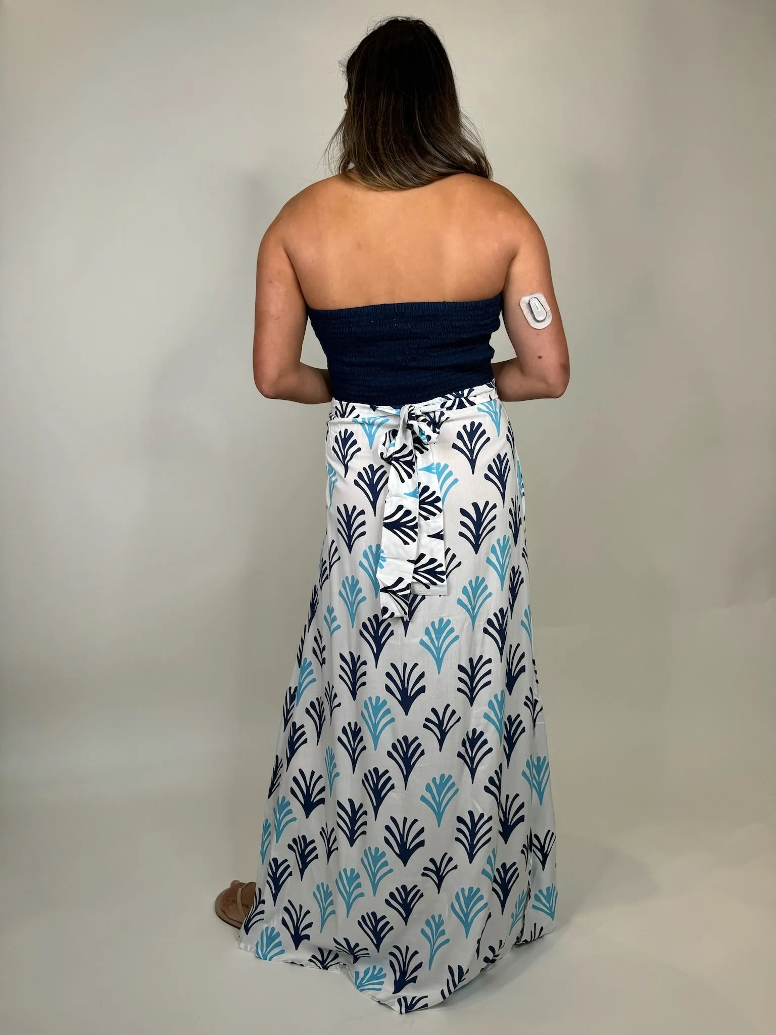 Skemo Seaweed Maxi Dress Blue
