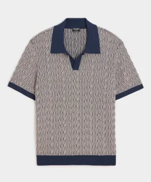 Skip-Stitch Montauk Polo