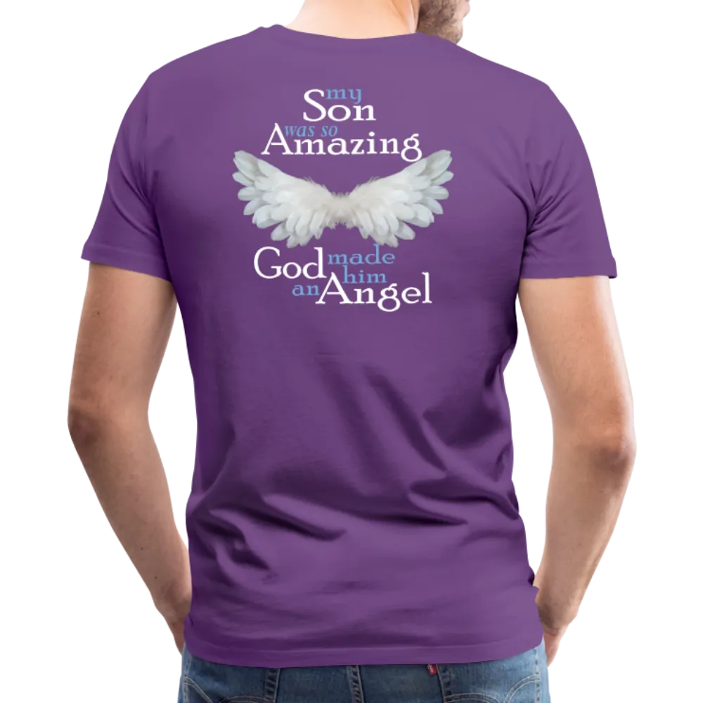 Son Amazing Angel Men's Premium T-Shirt (CK1399)
