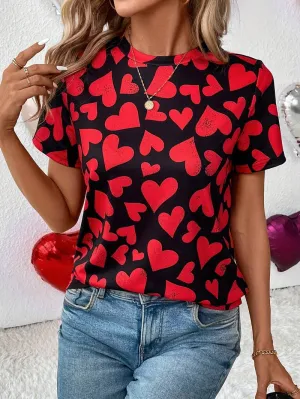 Spring & Summer Amelia Love Print T-Shirt
