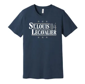 St. Louis & Lecavalier '04 - Tampa Bay Hockey Legends Political Campaign Parody T-Shirt - Hyper Than Hype Shirts