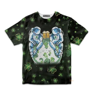 St Patrick Drinking Out Space Custom Kid Tshirt QT305274Hf