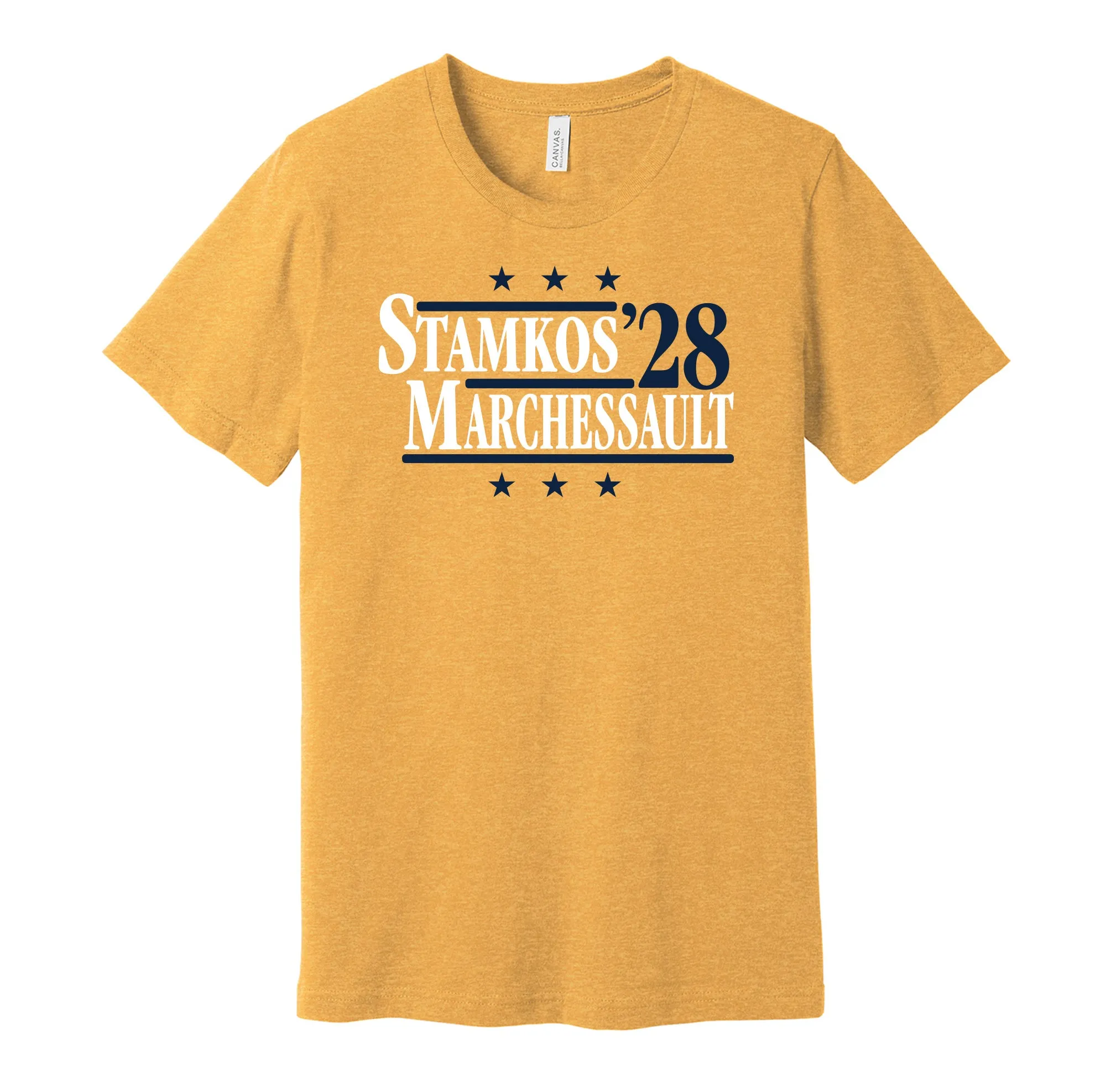 Stamkos & Marchessault '28 - Nashville Hockey Political Campaign Parody T-Shirt - Hyper Than Hype Shirts