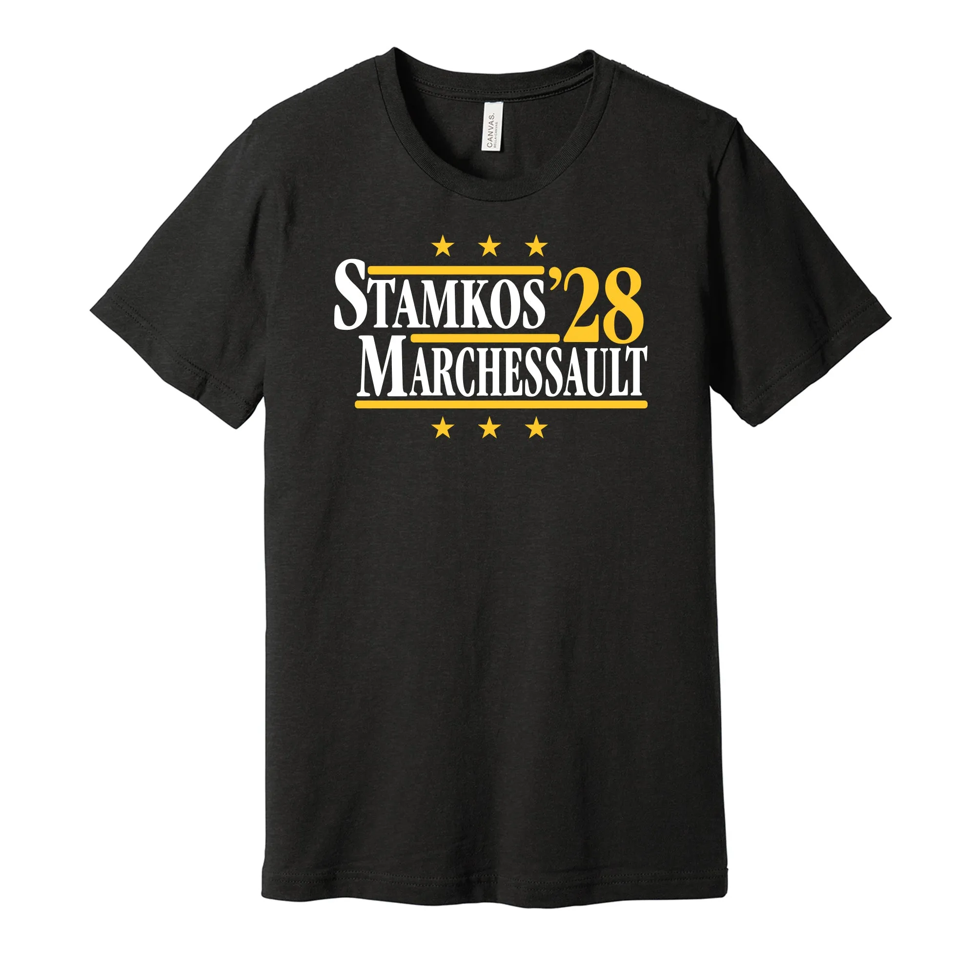 Stamkos & Marchessault '28 - Nashville Hockey Political Campaign Parody T-Shirt - Hyper Than Hype Shirts