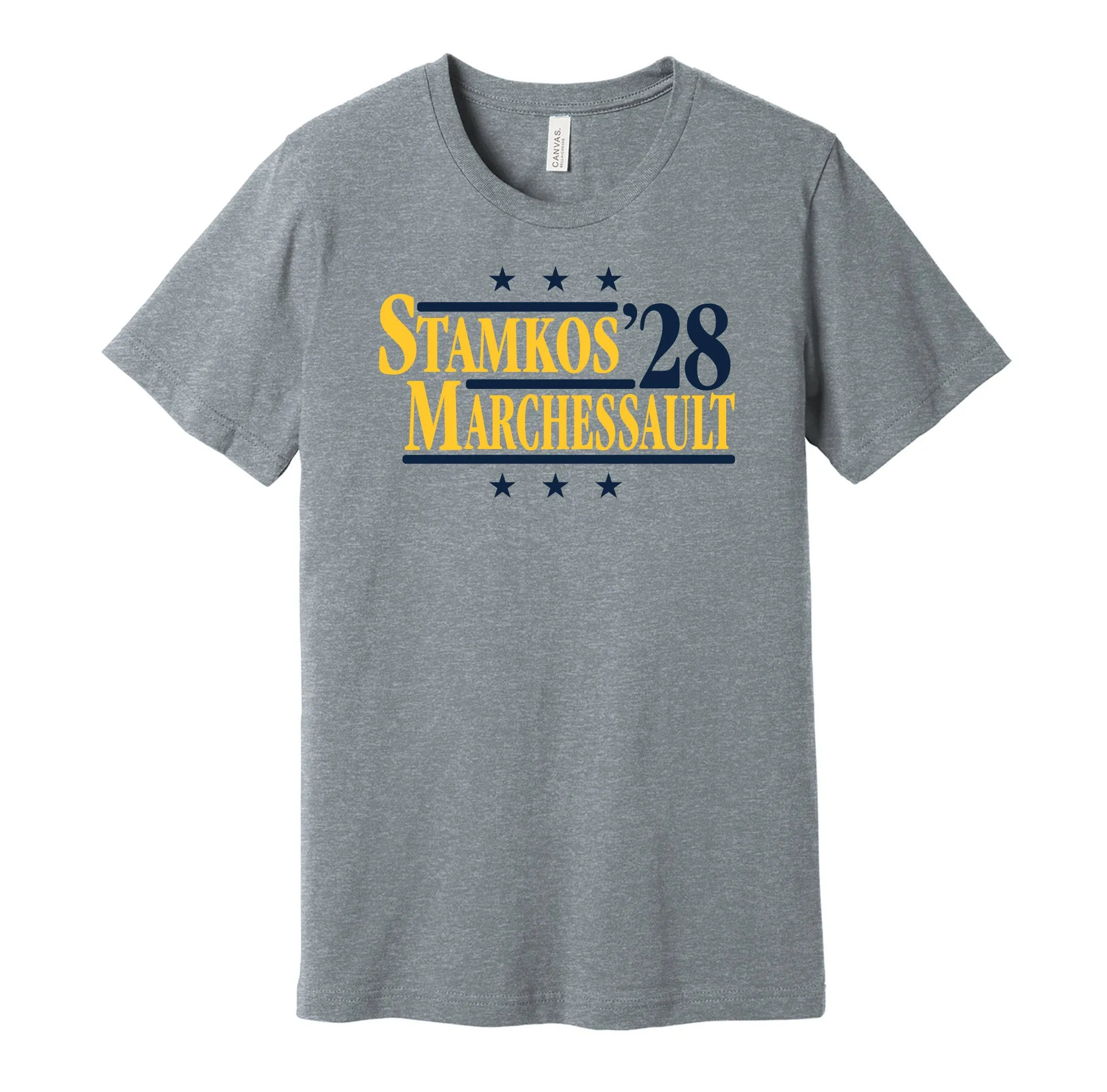 Stamkos & Marchessault '28 - Nashville Hockey Political Campaign Parody T-Shirt - Hyper Than Hype Shirts
