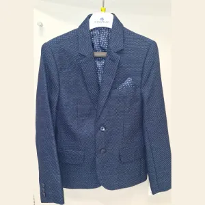 Standar Boys Birds Eye Pattern Blazer
