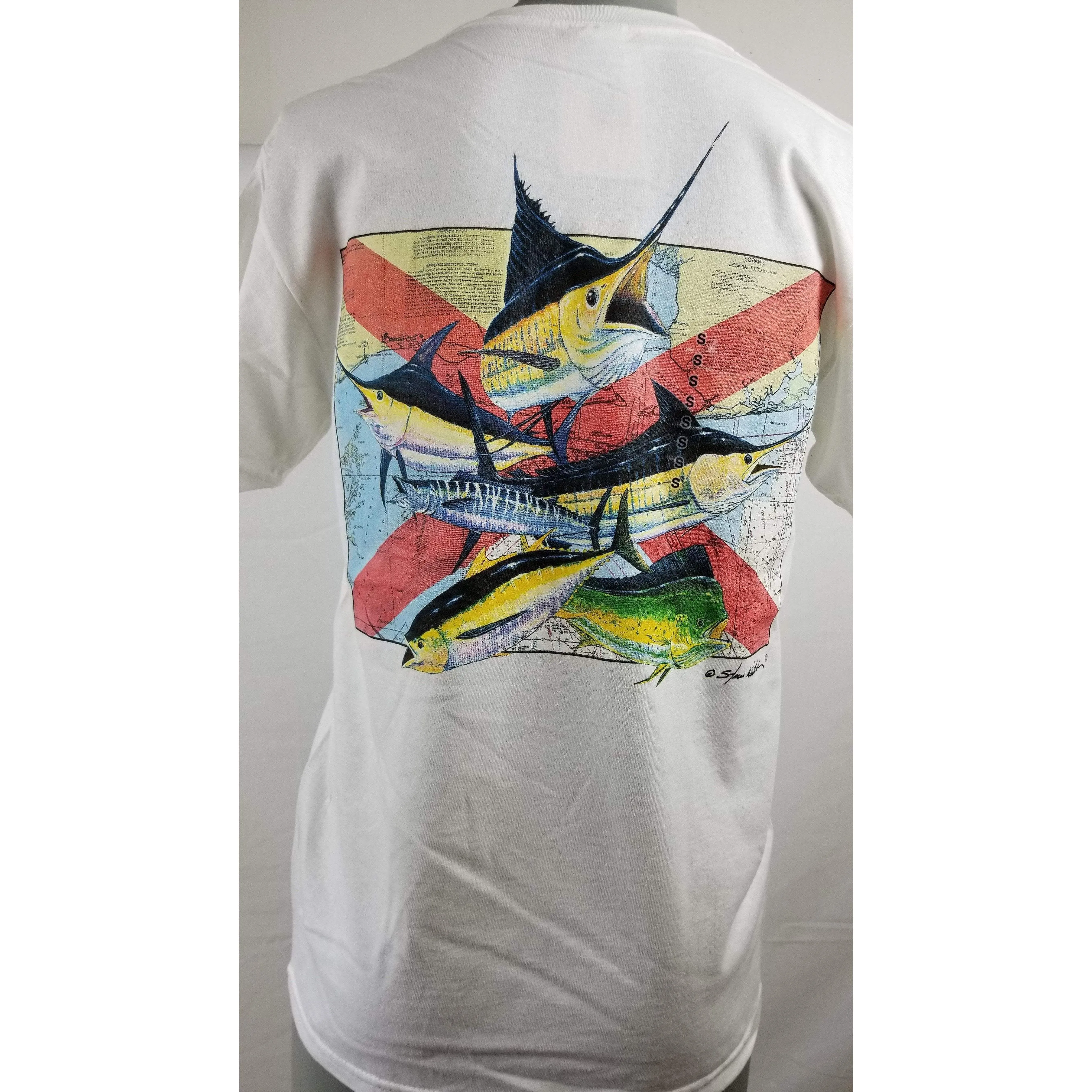 Steve Whitlock Signature Men's AL Flag Gulf Slam SS Shirts