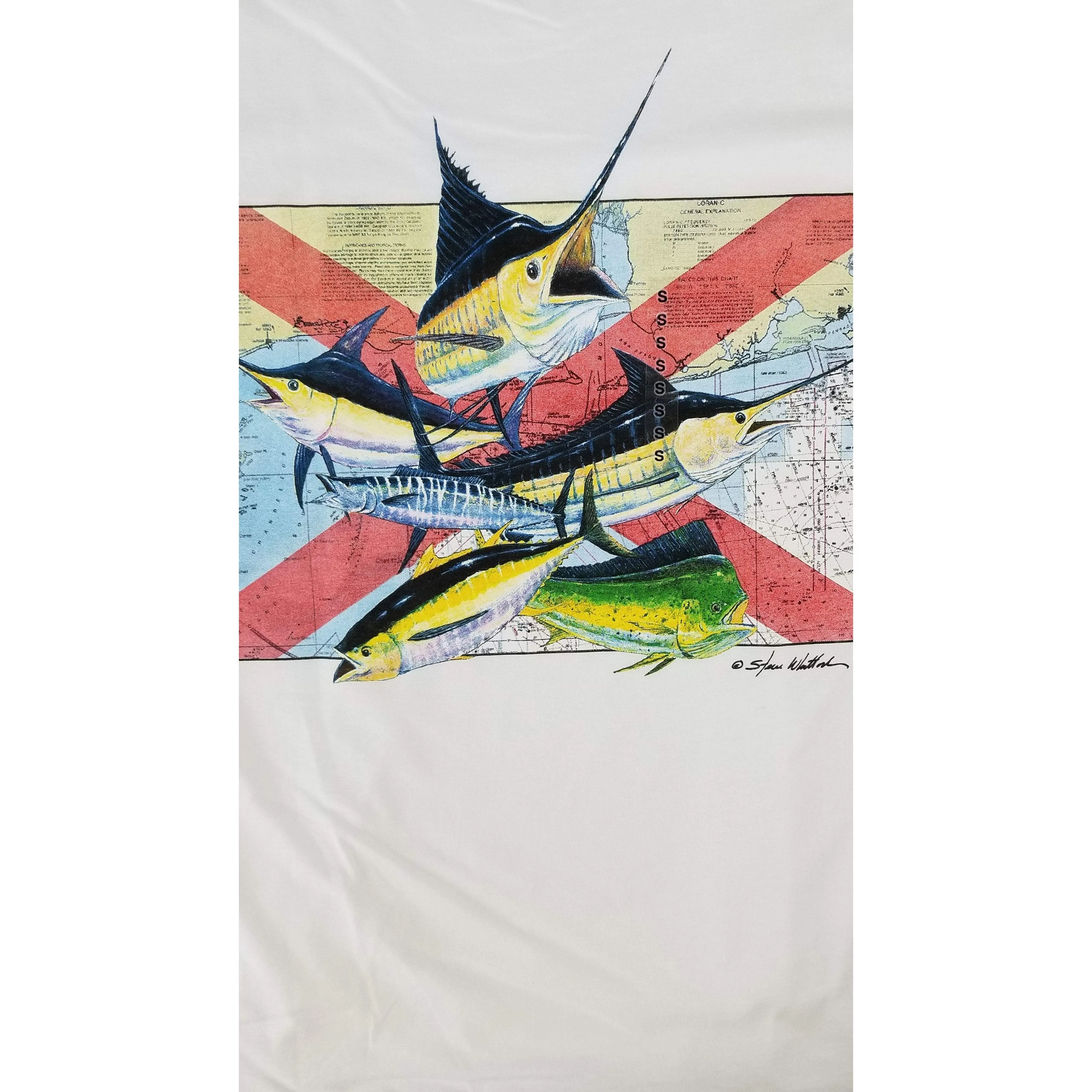 Steve Whitlock Signature Men's AL Flag Gulf Slam SS Shirts