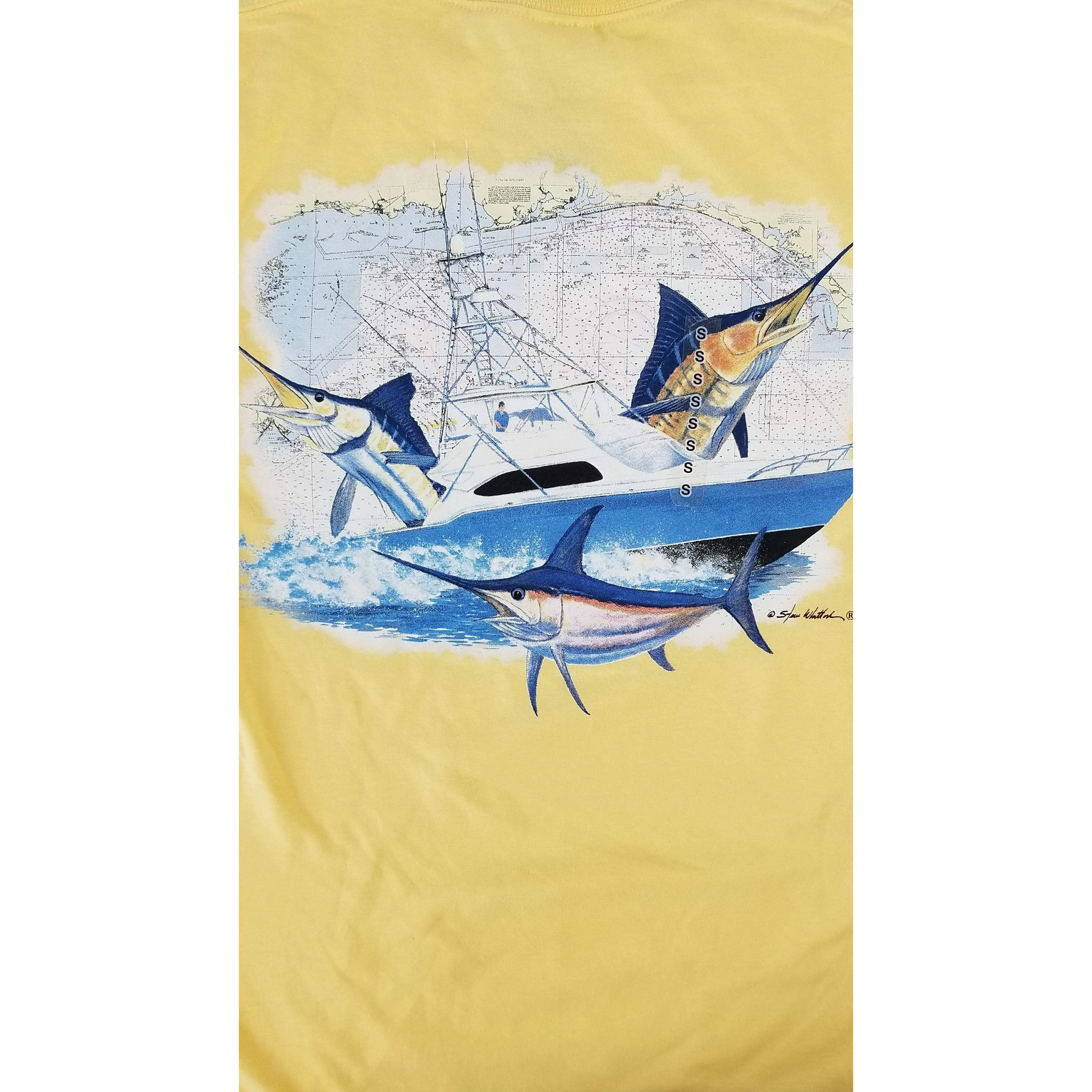 Steve Whitlock Signature Men's AL Flag Gulf Slam SS Shirts