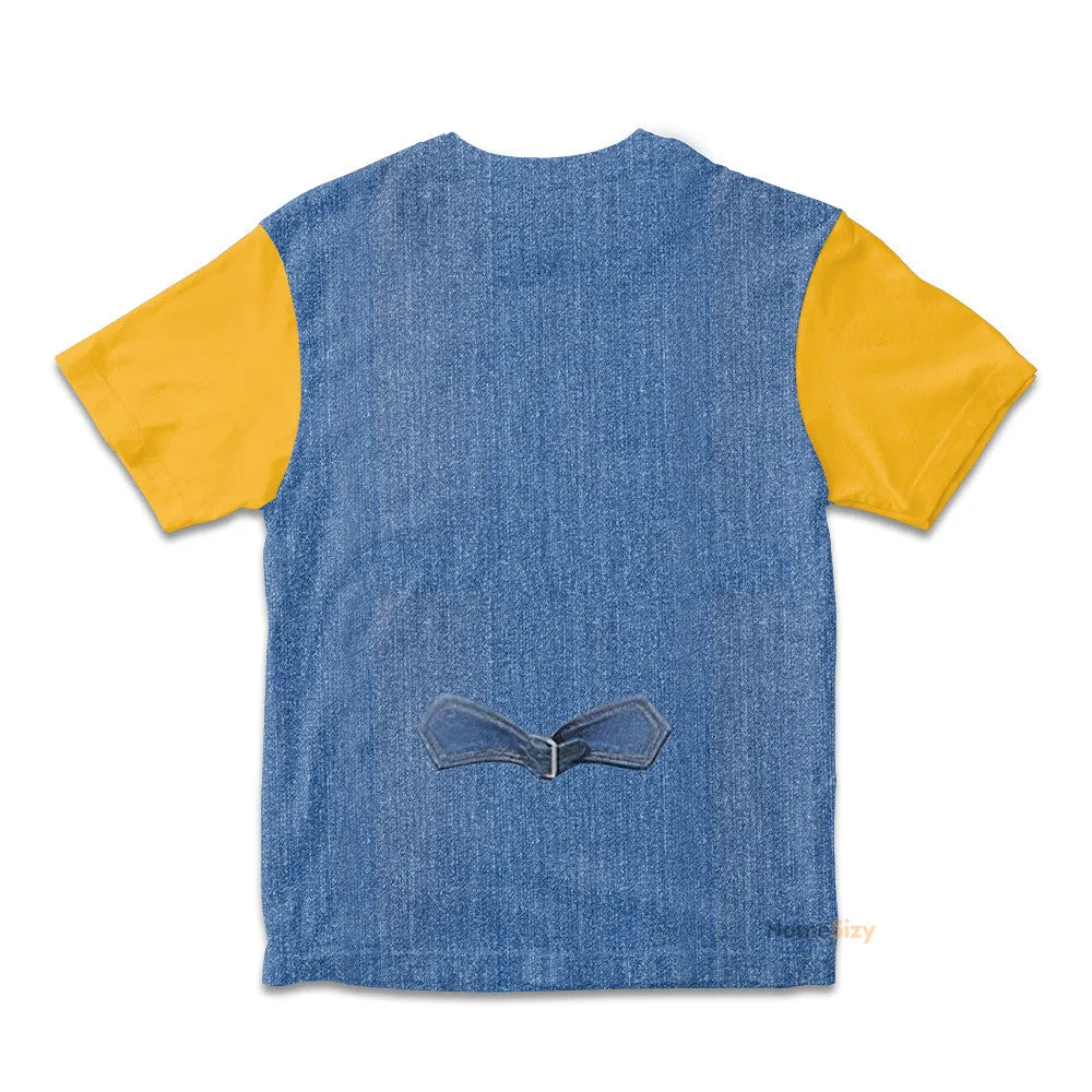 Stranger Things Dustin Henderson Cosplay Costume Kid Tshirt QT206063Tf