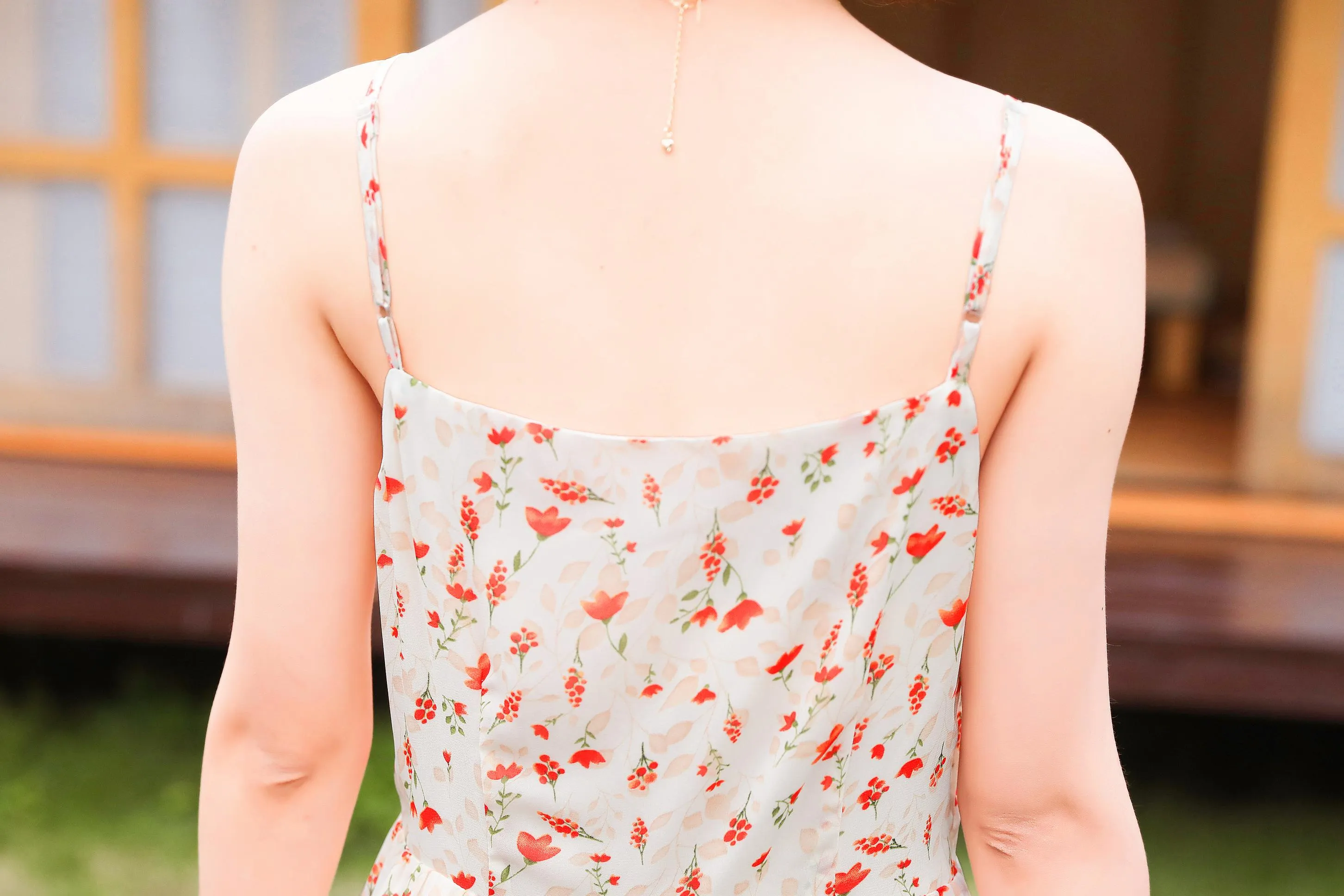 Stylish Beach Calf-length Strappy Camisole Dress