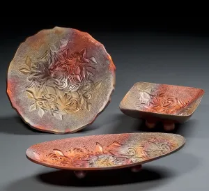 Textured Handbuilt Bowls