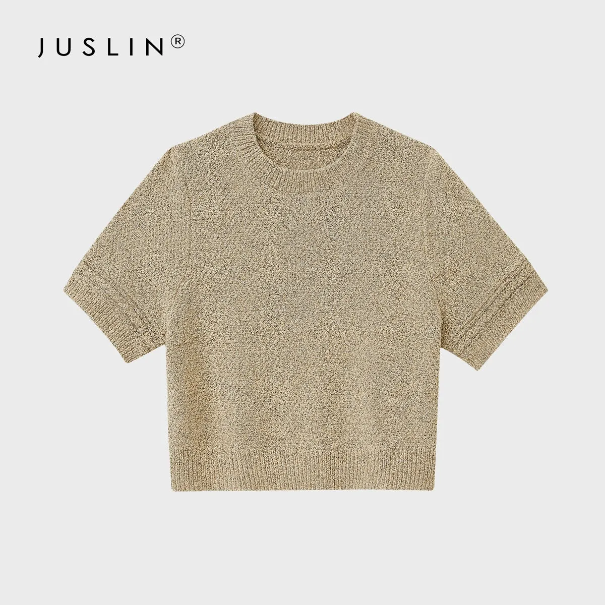 Textured Knit Short-Sleeve Cardigan