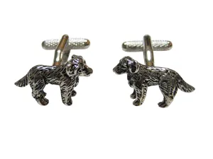 Textured Labrador Dog Cufflinks