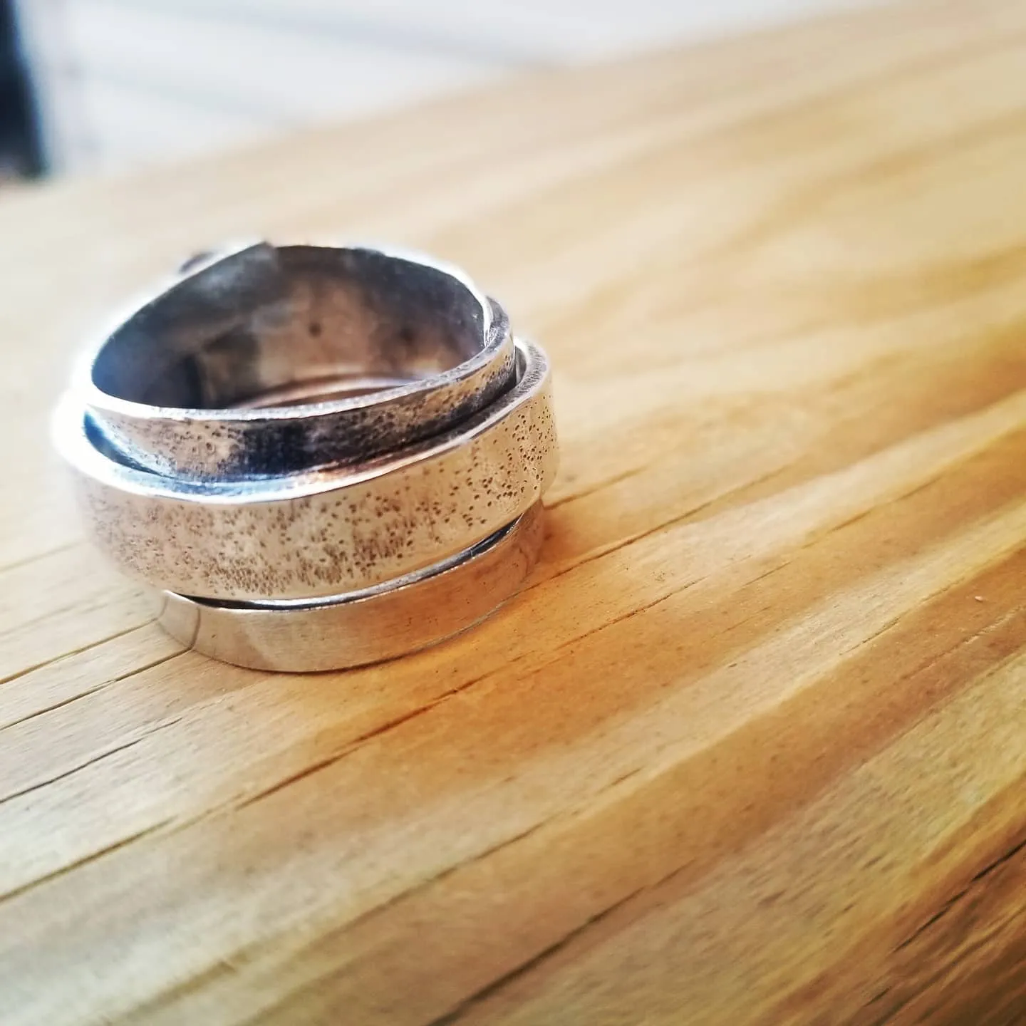 Textured Love Ring 3