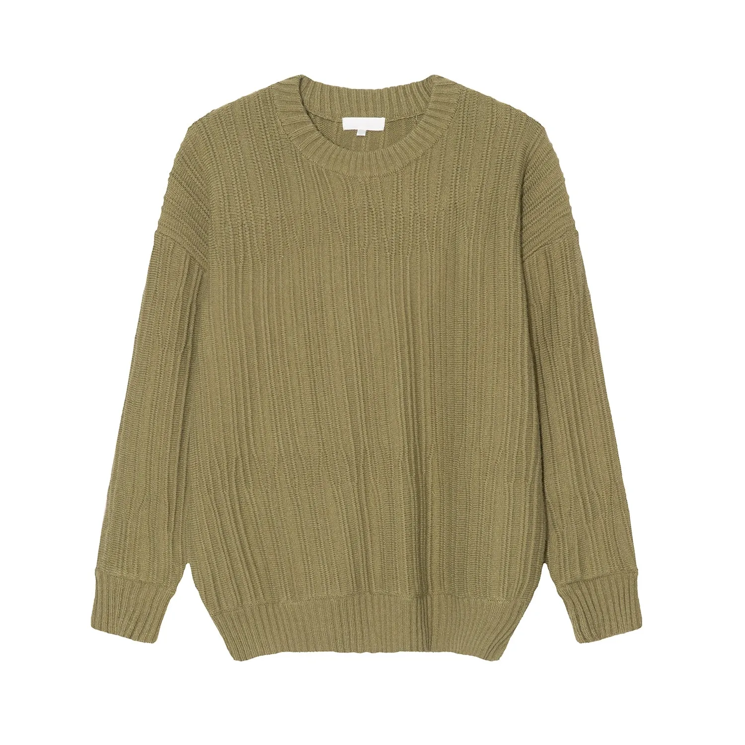 Textured Round Neck Sweater