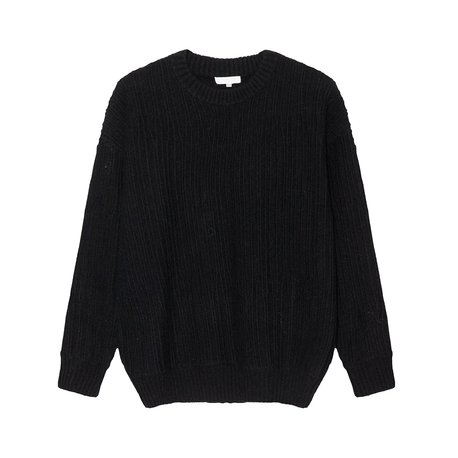 Textured Round Neck Sweater