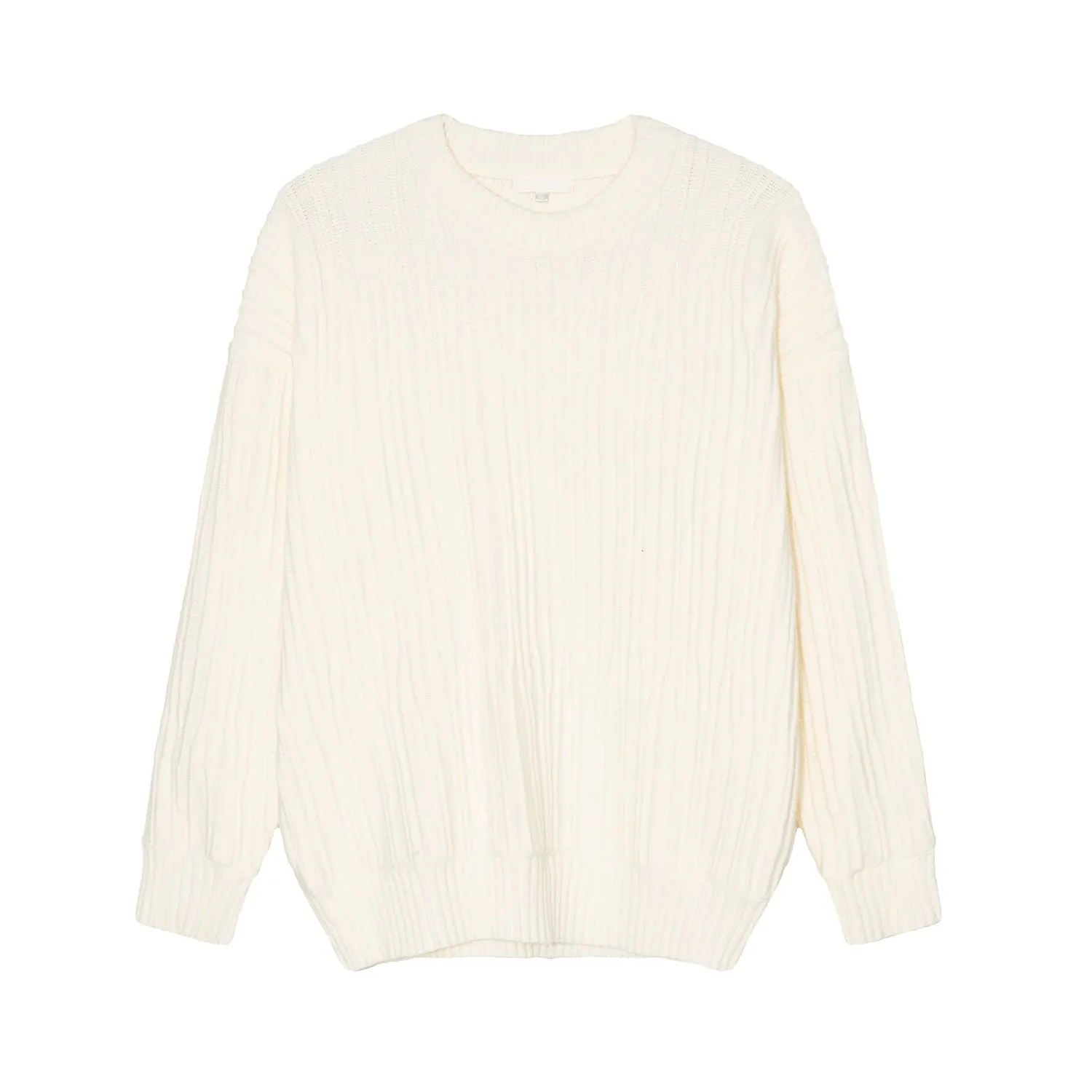 Textured Round Neck Sweater