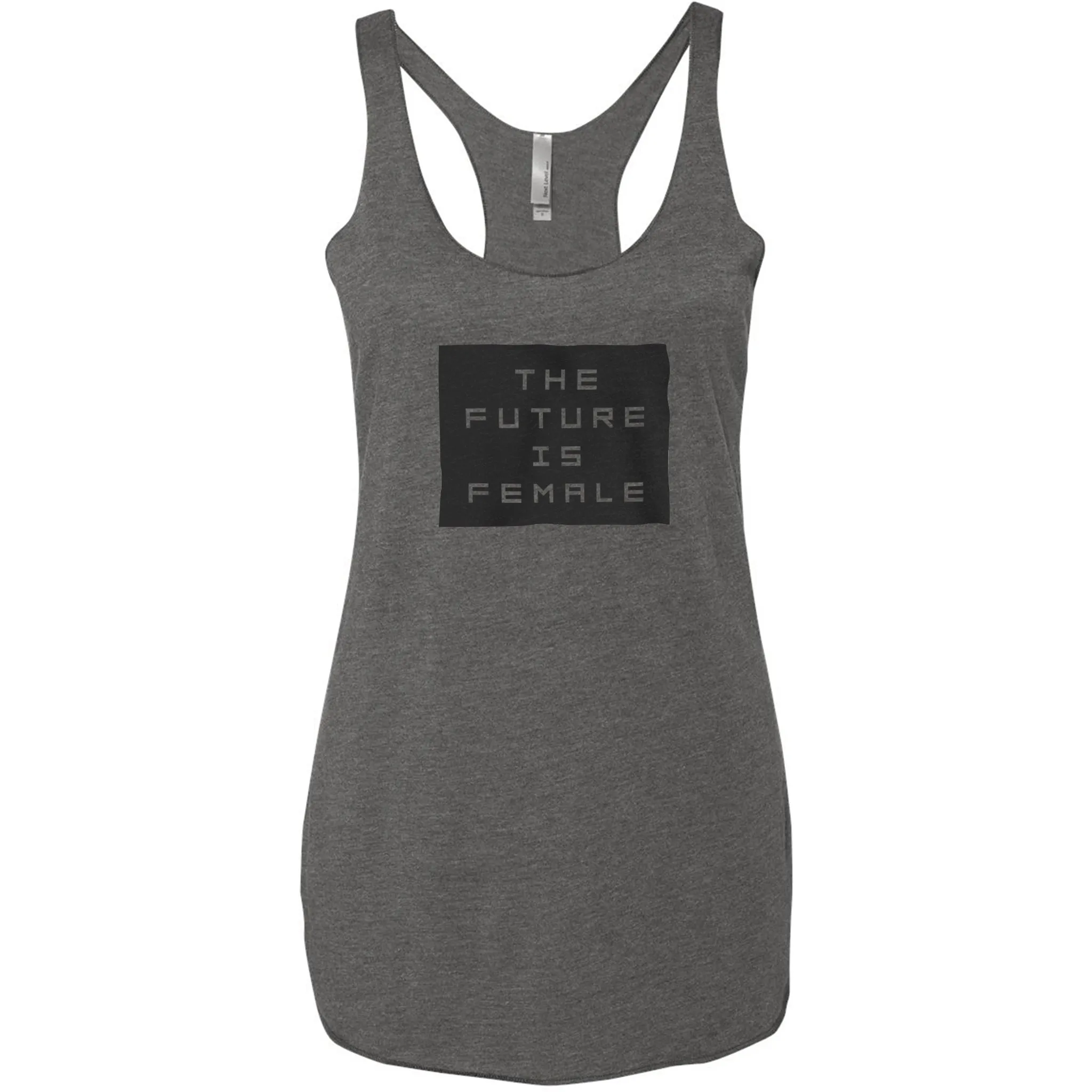 The FUTURE IS FEMALE - Women Power / Feminism Premium Racerback Tank