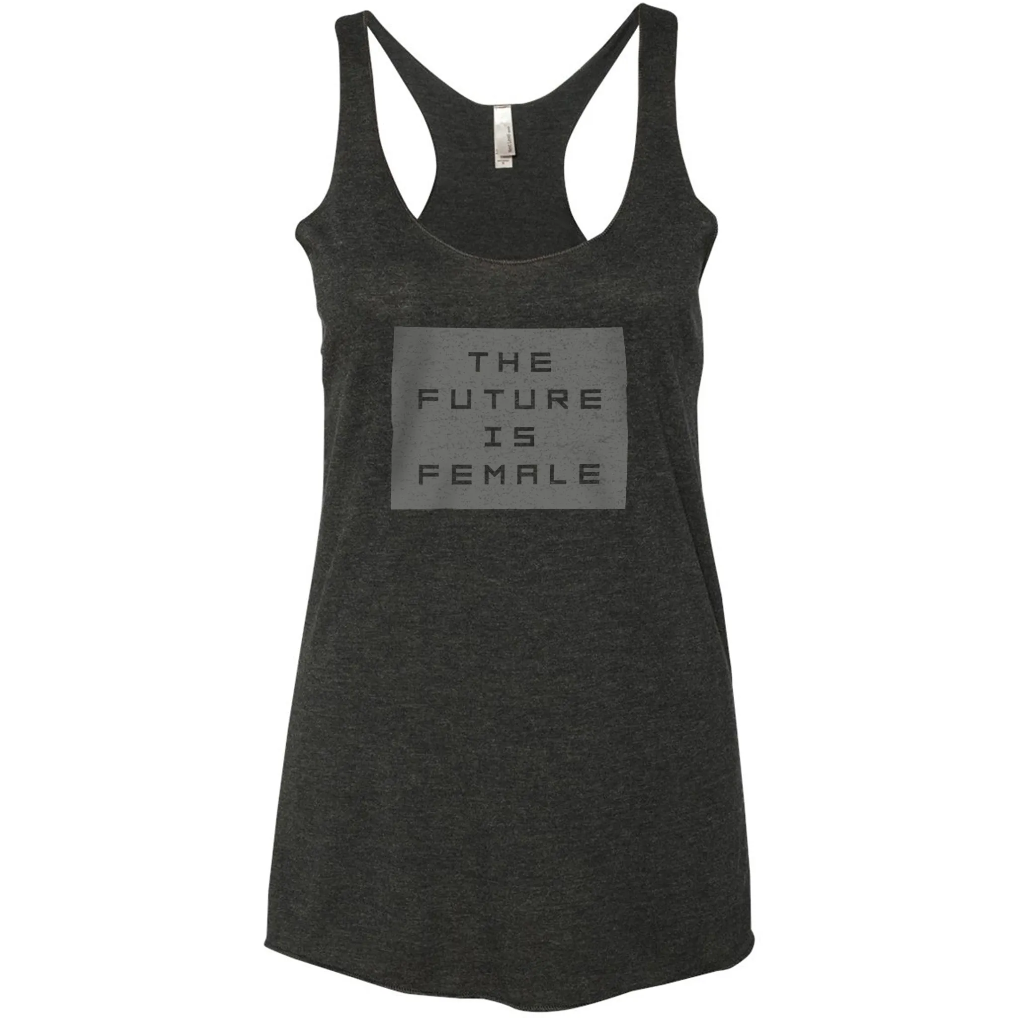 The FUTURE IS FEMALE - Women Power / Feminism Premium Racerback Tank