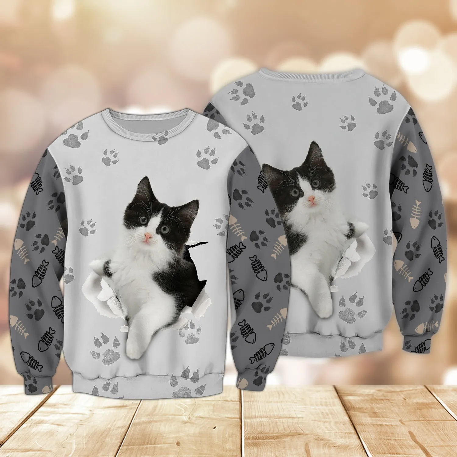 Tuxedo Cats 3D Shirts Design Hoodie T Shirt