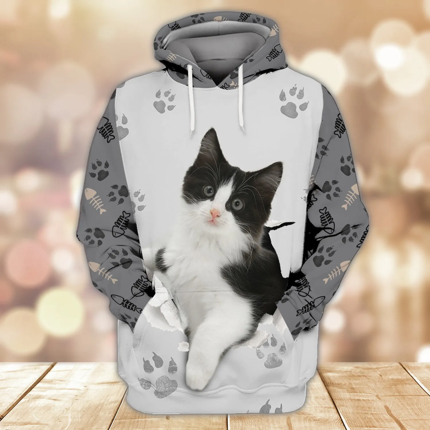 Tuxedo Cats 3D Shirts Design Hoodie T Shirt