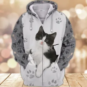 Tuxedo Cats 3D Shirts Design Hoodie T Shirt