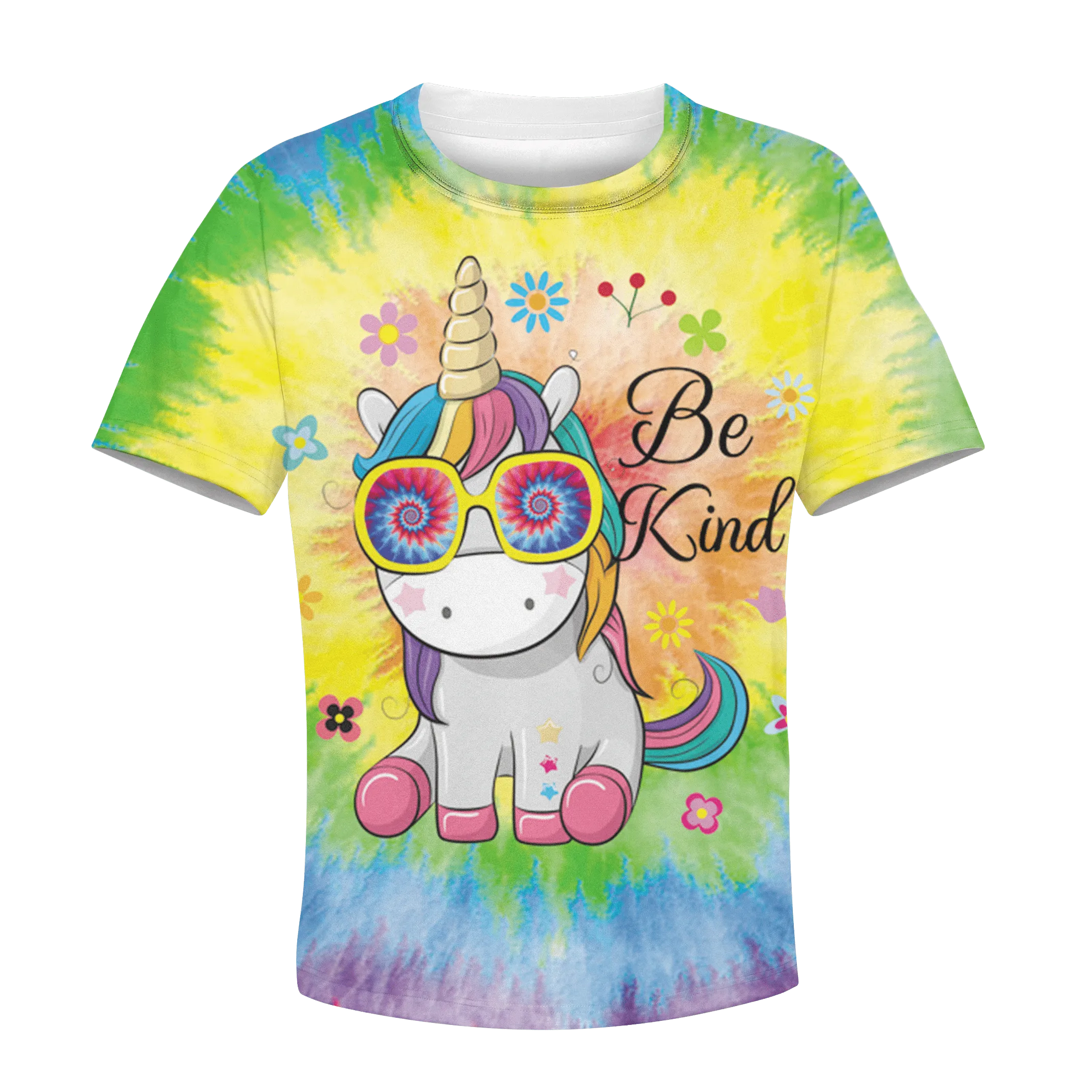 Unicorn Be Kind Kid Custom Cosplay Hoodies Apparel