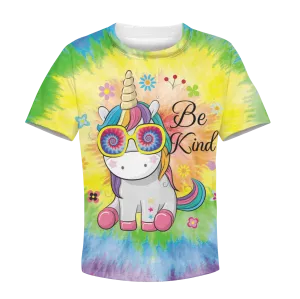 Unicorn Be Kind Kid Custom Cosplay Hoodies Apparel