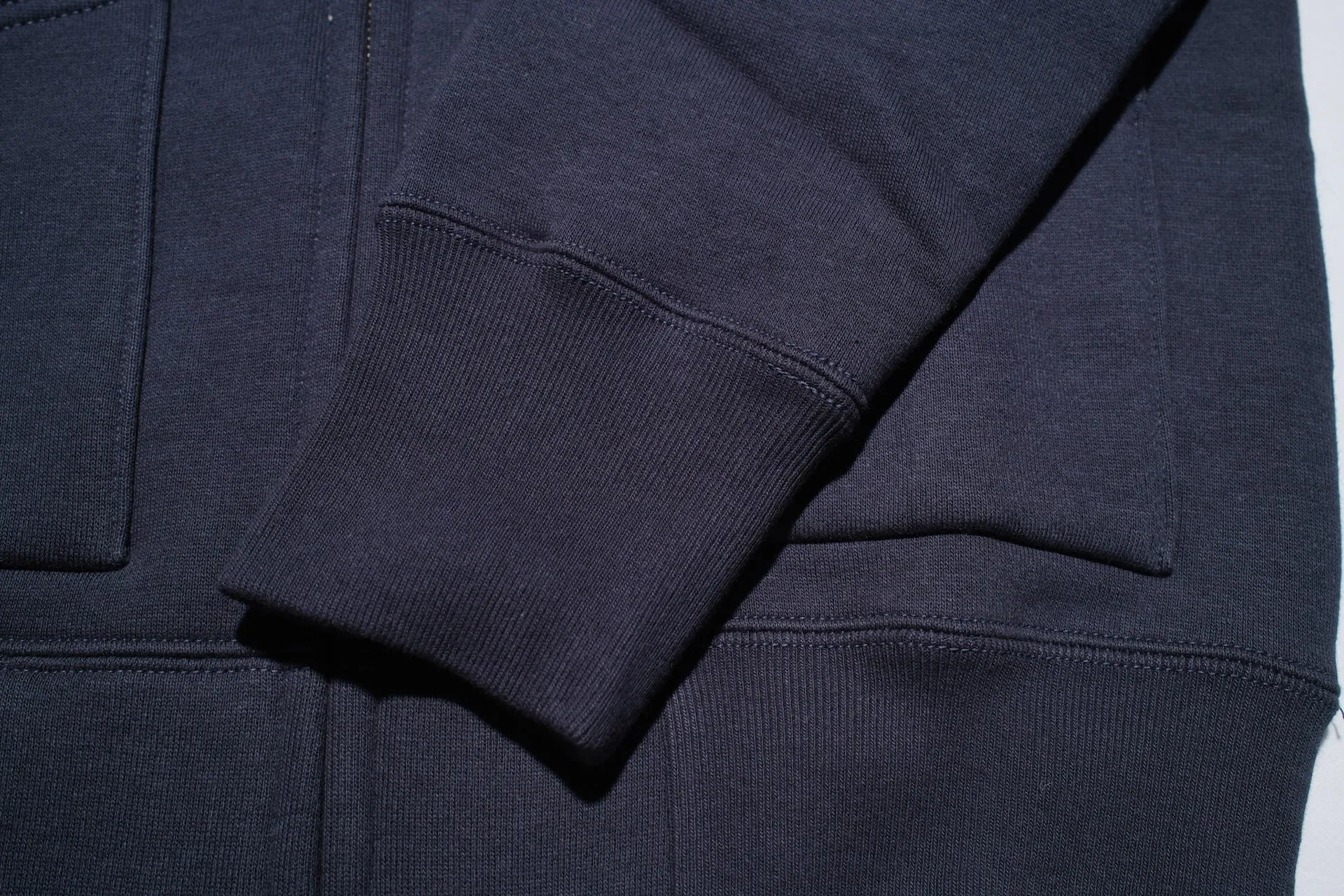 Unique Garment 12oz 'Pioneer' Loopwheeled Hoody (Midnight Navy)