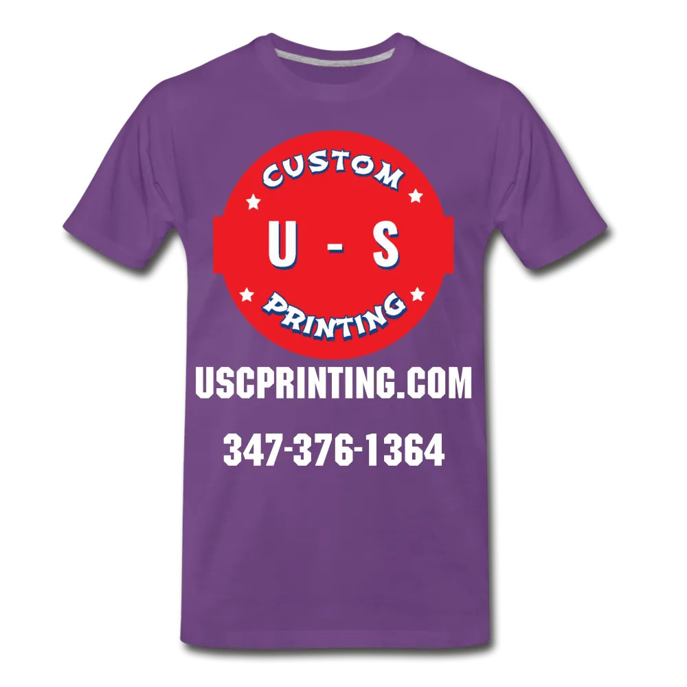 U.S Custom Printing Men's Premium T-Shirt