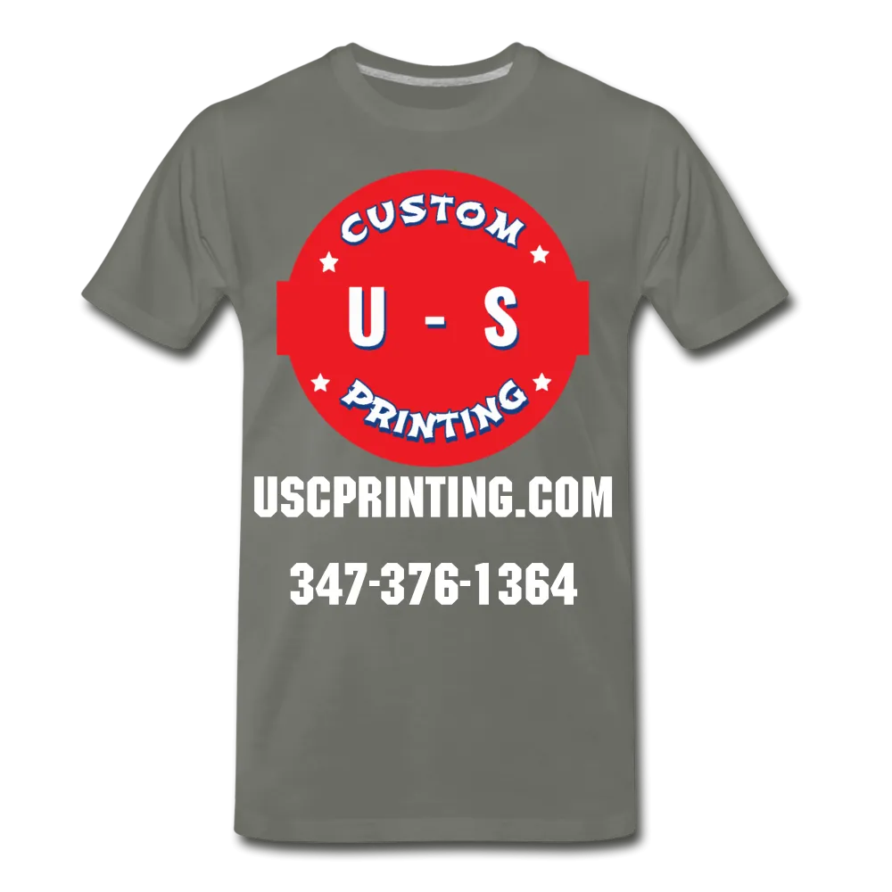 U.S Custom Printing Men's Premium T-Shirt