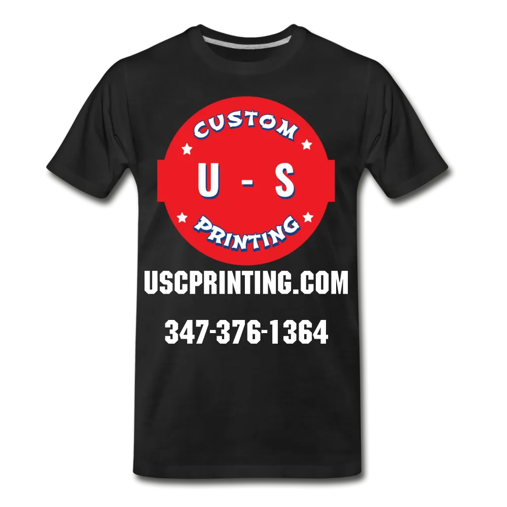 U.S Custom Printing Men's Premium T-Shirt