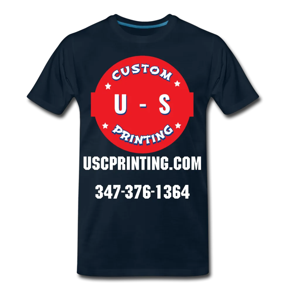 U.S Custom Printing Men's Premium T-Shirt