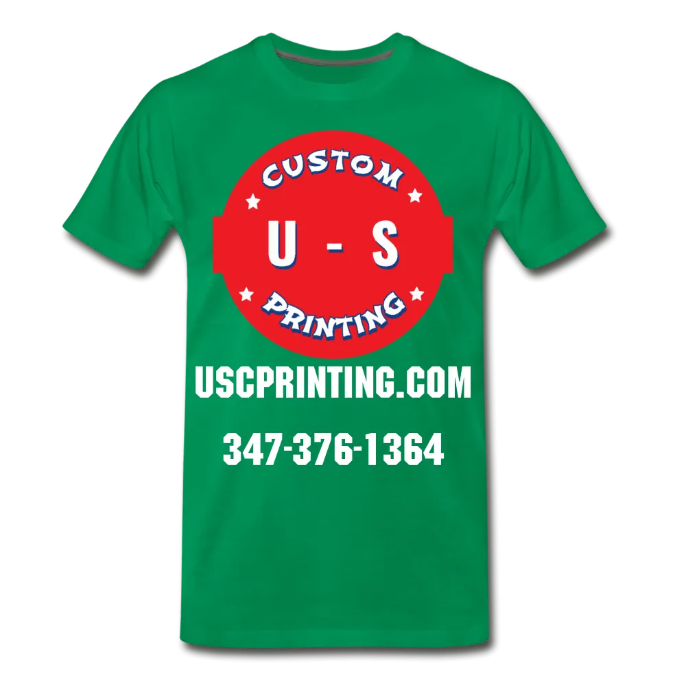 U.S Custom Printing Men's Premium T-Shirt
