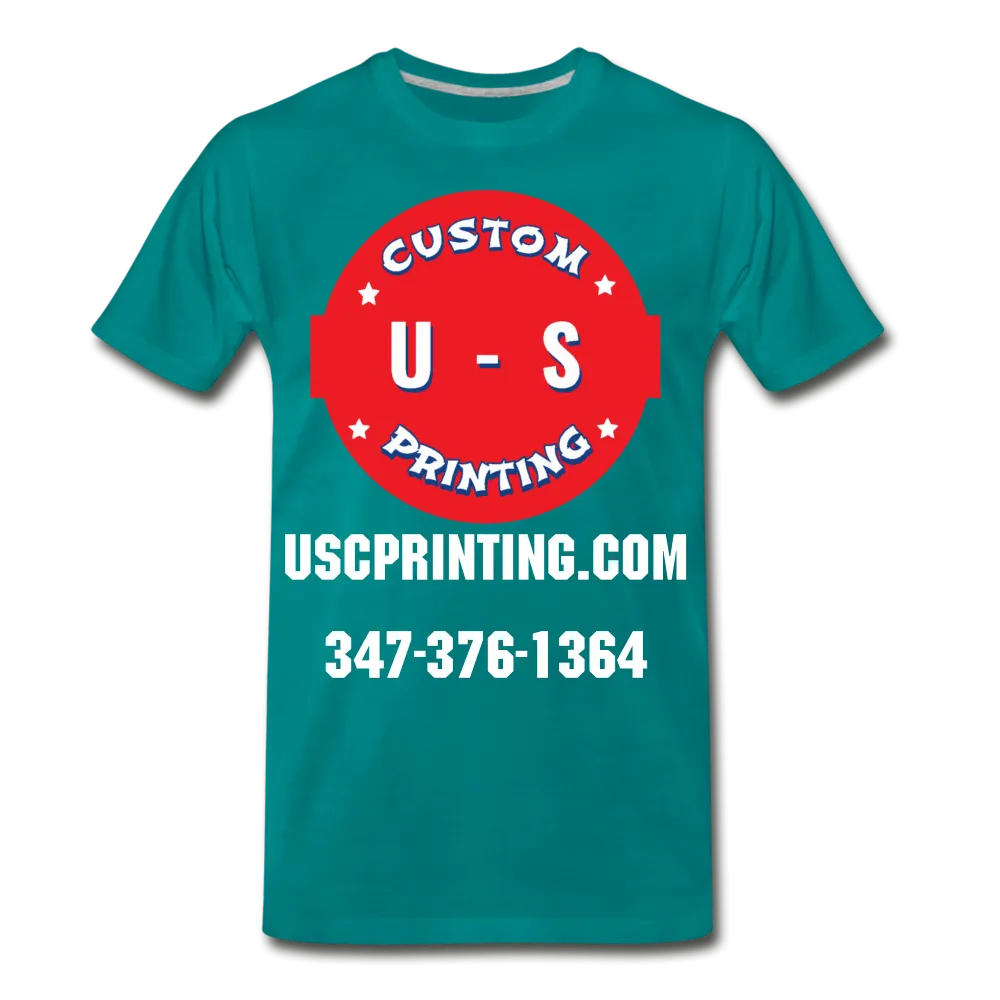 U.S Custom Printing Men's Premium T-Shirt