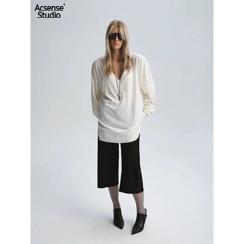 V-Neck Oversized Sweater