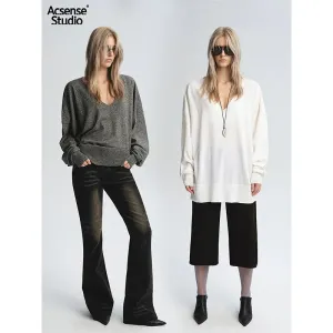 V-Neck Oversized Sweater