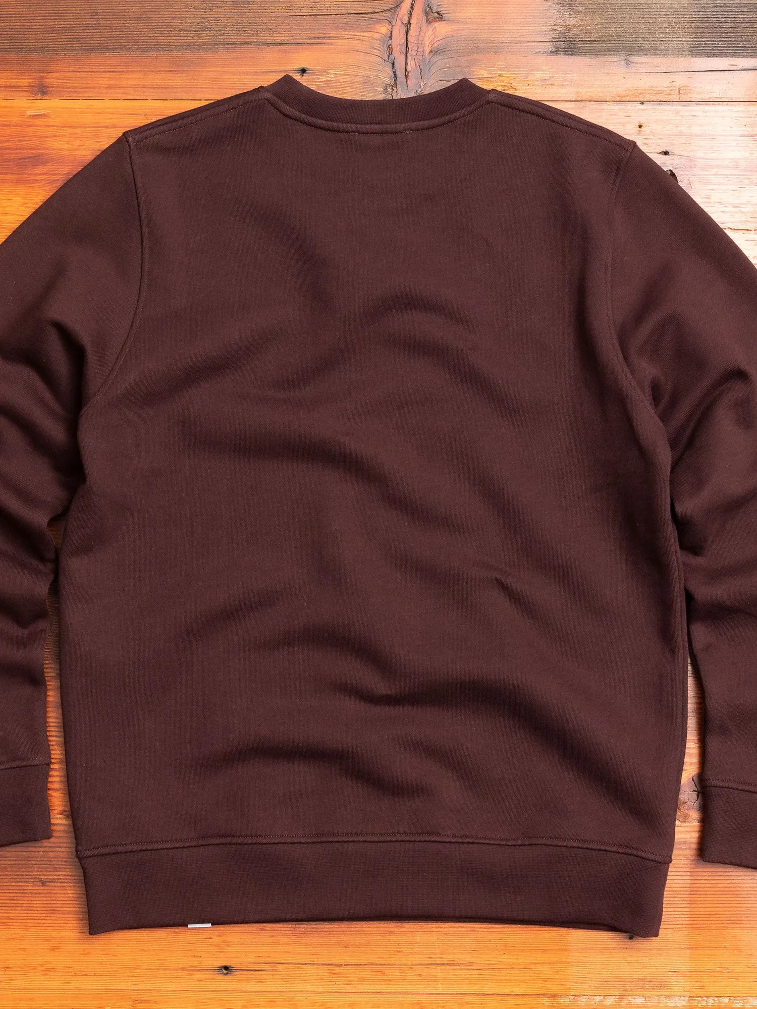 Vagn Crewneck Sweater in Eggplant Brown