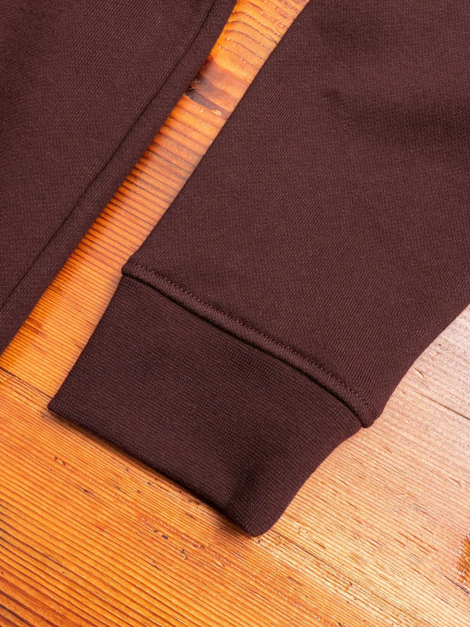 Vagn Crewneck Sweater in Eggplant Brown