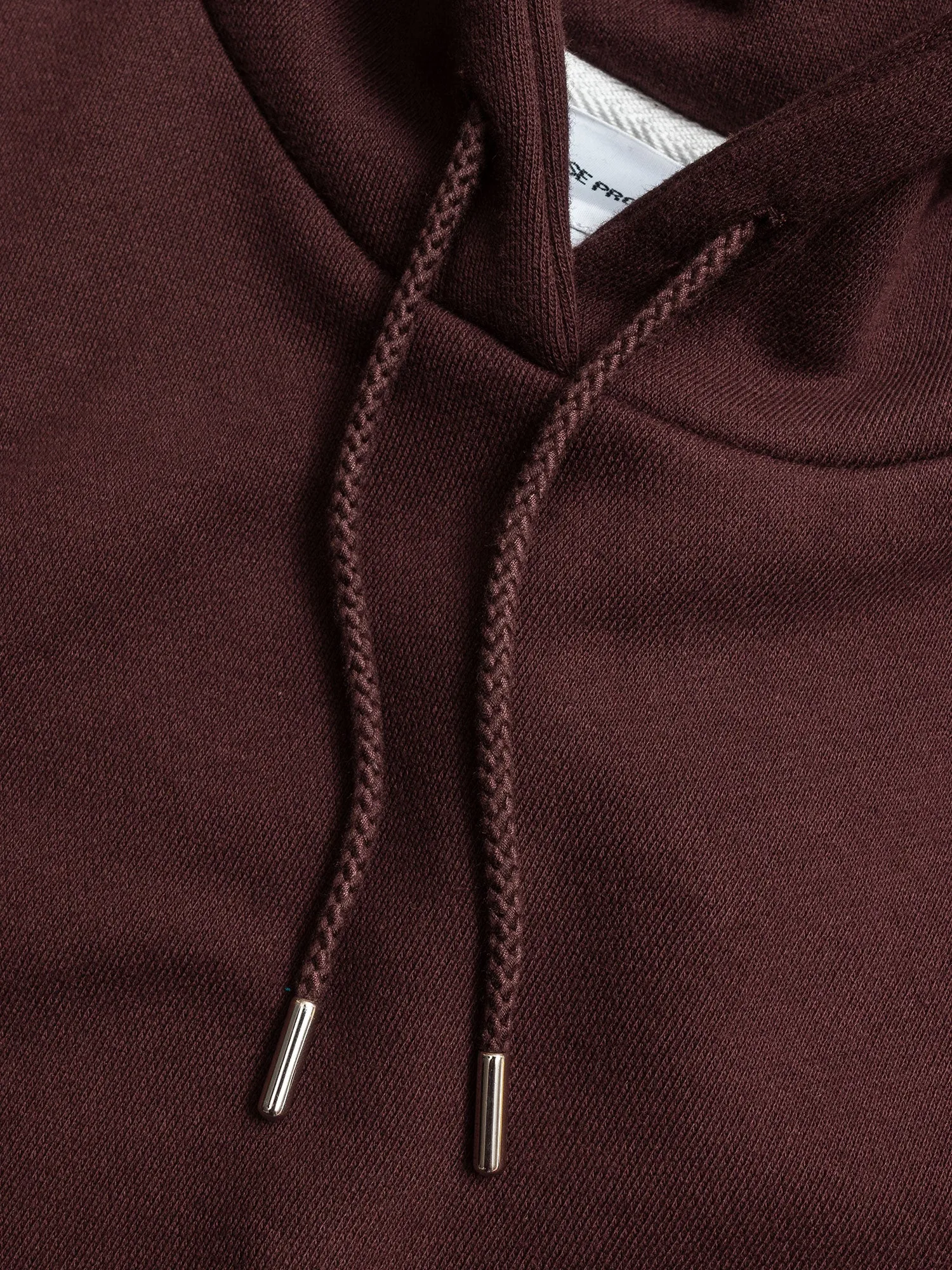 Vagn Pullover Hoodie in Eggplant Brown