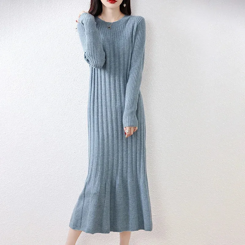 Valeria Warm Knitted Dress