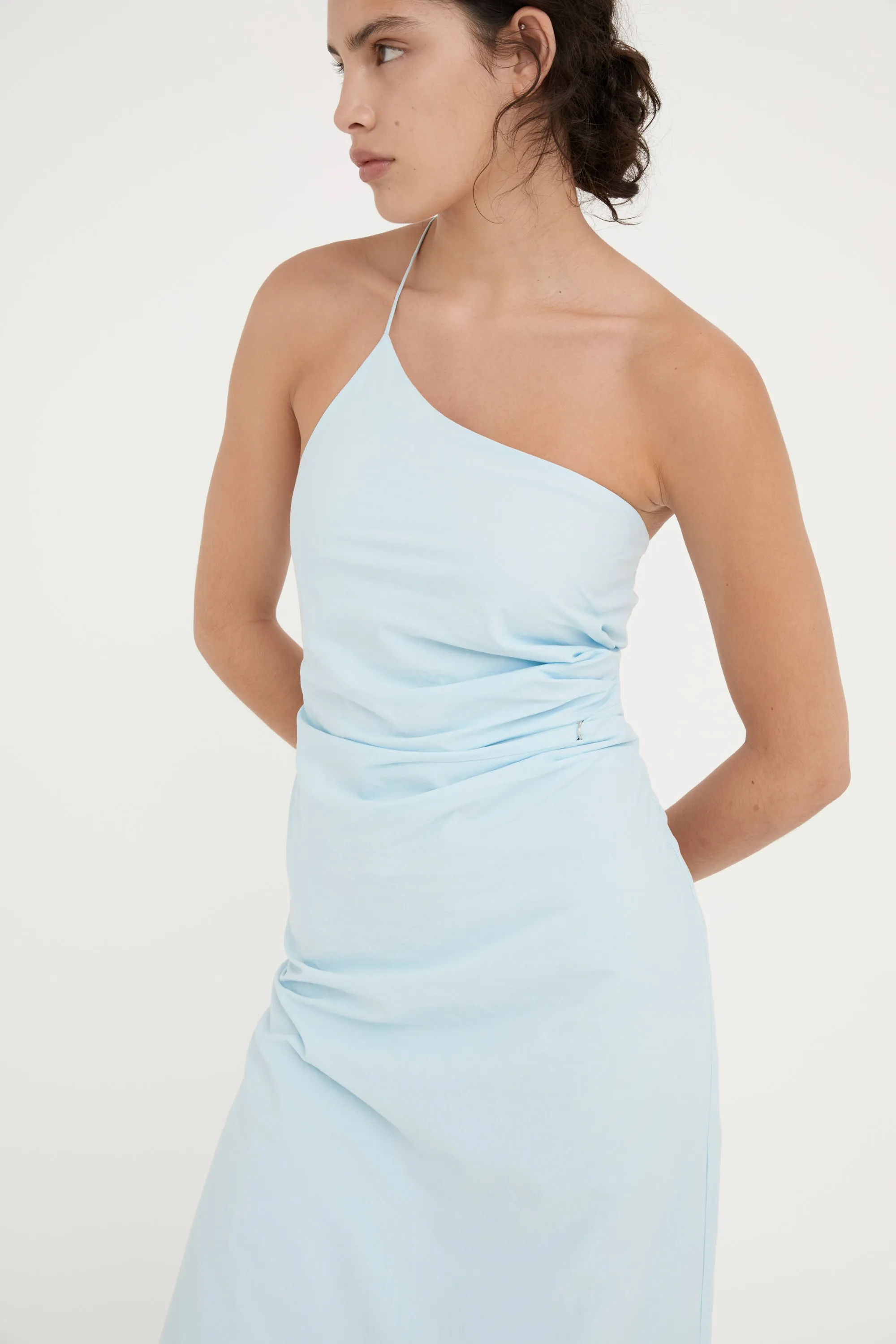 VERA COTTON SUNDRESS- ICE BLUE