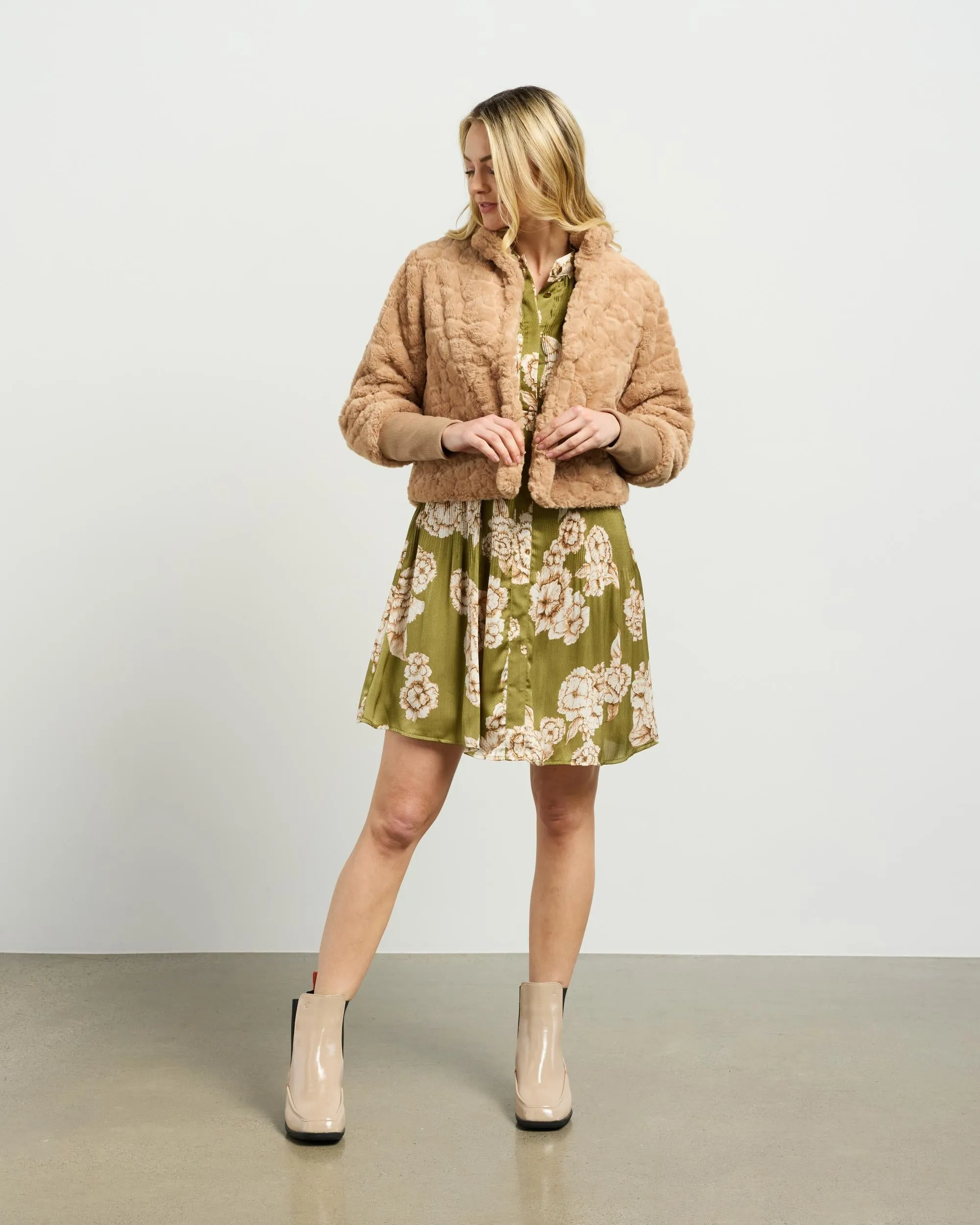Vintage Fur Jacket | Honey | Et Alia