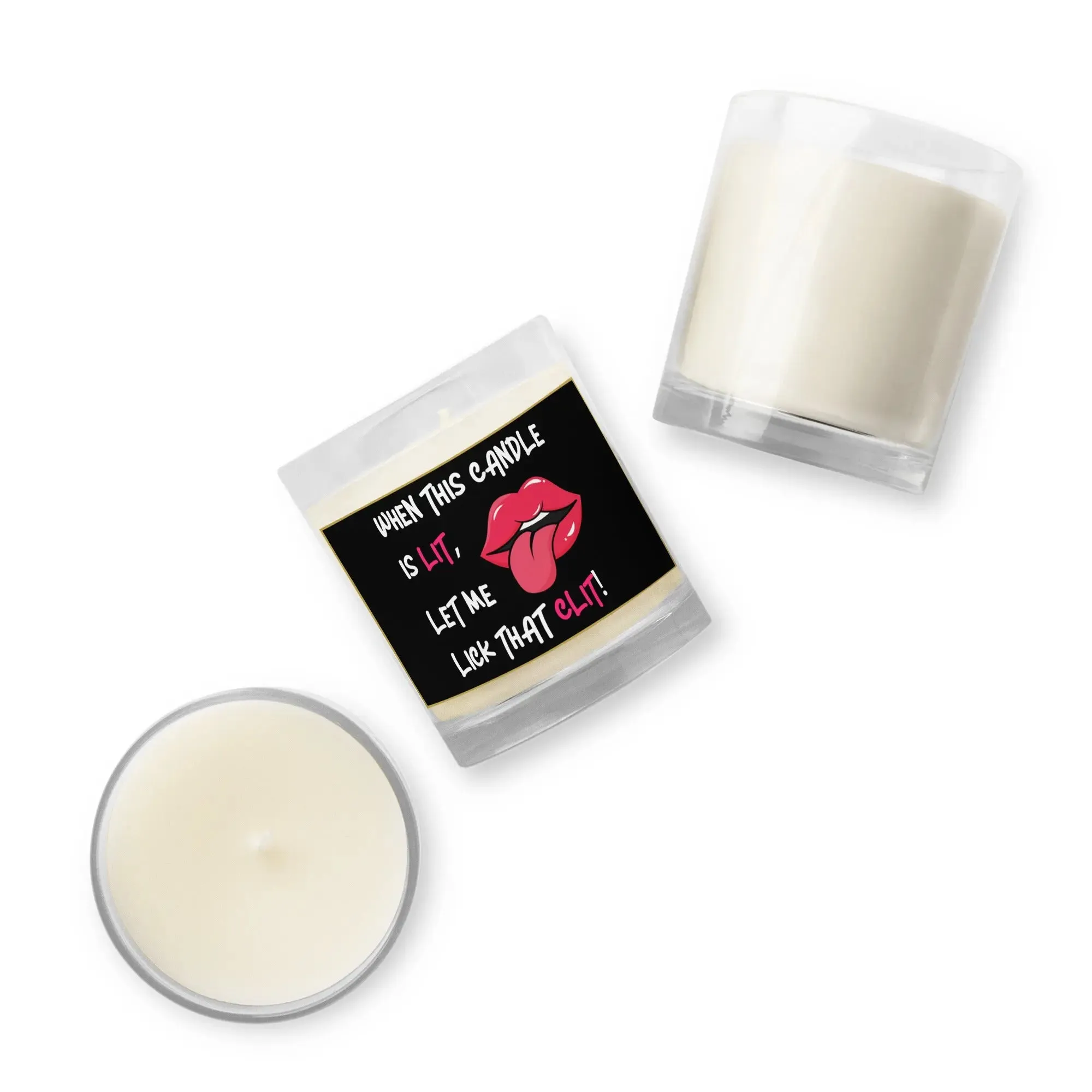 When This Candle Is Lit, let Me Lick That Cl!t! Adult Candle